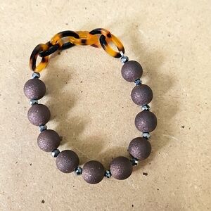 Brown Beaded Bracelet